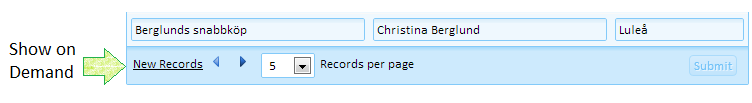 ShowOnDemand creates a New Records link